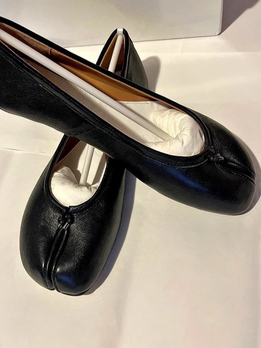 Black Ballet Flats Like New